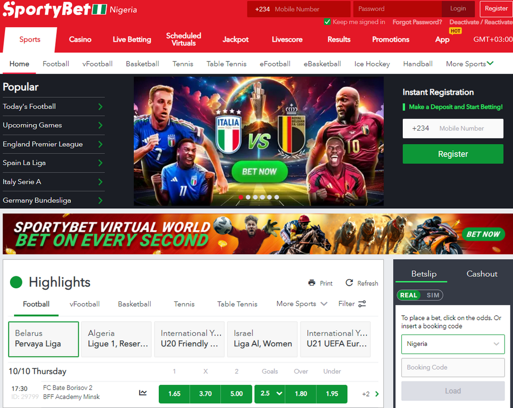 SportyBet - Online Sports Betting & Live Betting Odds SportyBet - Online Sports Betting & Live Betting Odds
