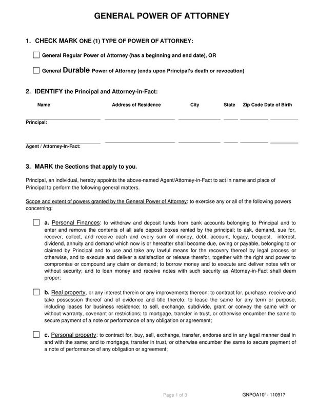 Power of Attorney in Montana (economic)